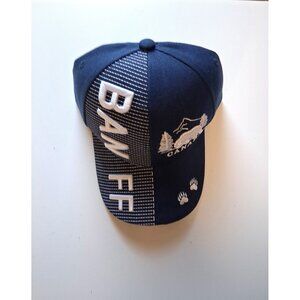 Banff Canada Souvenir Baseball Cap Hat – Navy Blue Embroidered –